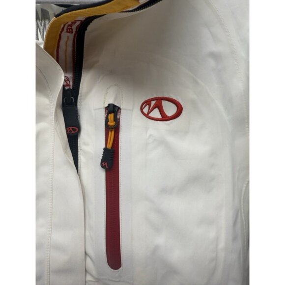 Marker White Hooded Winter Gore-Tex Snowboarding Ski Jacket Womens 14 #45 - Picture 4 of 16